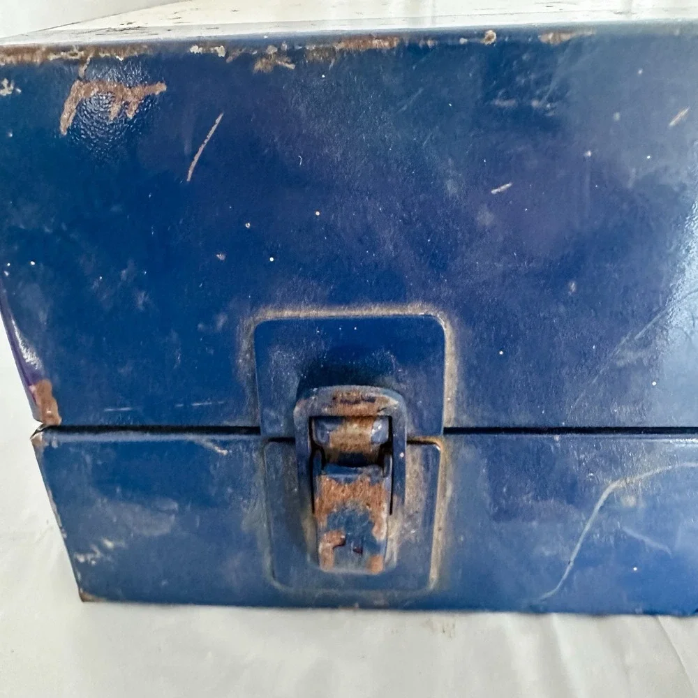 Vtg Johnson & Johnson First‎ Aid Industrial Emergency Kit 2 Tier Case, Full
